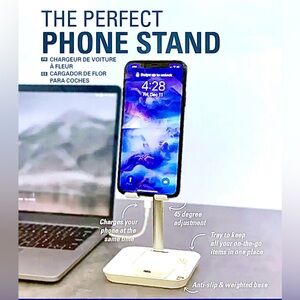 New AdjustablePerfect Phone
Stand (White)